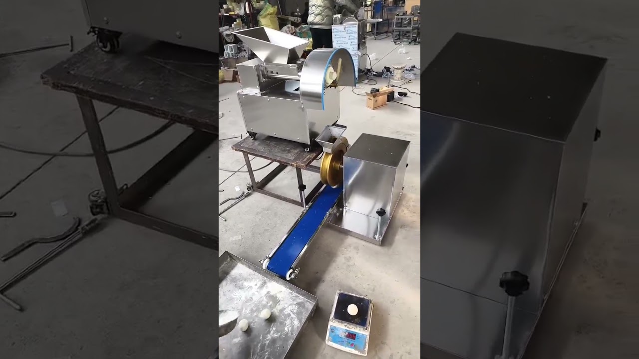 Bakery Equipment bread bun dough divider rounder automatic dough cutter ball rounding making machine