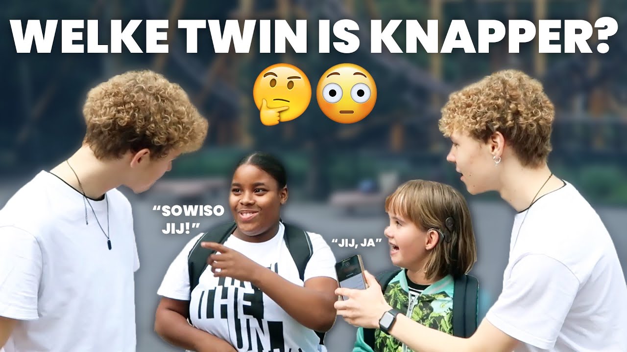In Duinrell VRAGEN wie de KNAPPERE TWEELINGBROER is