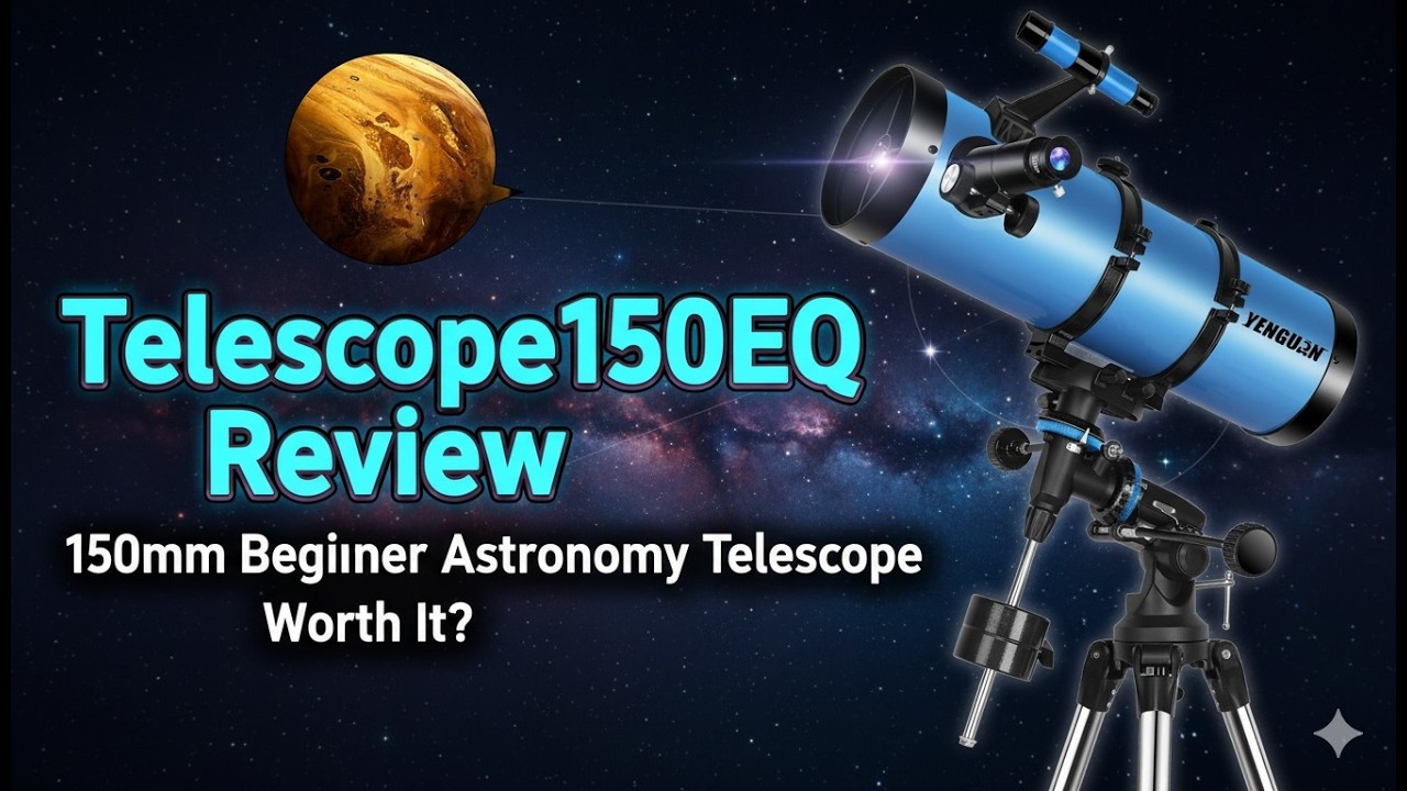 Telescope150EQ Review – 150mm Beginner Astronomy Telescope Worth It