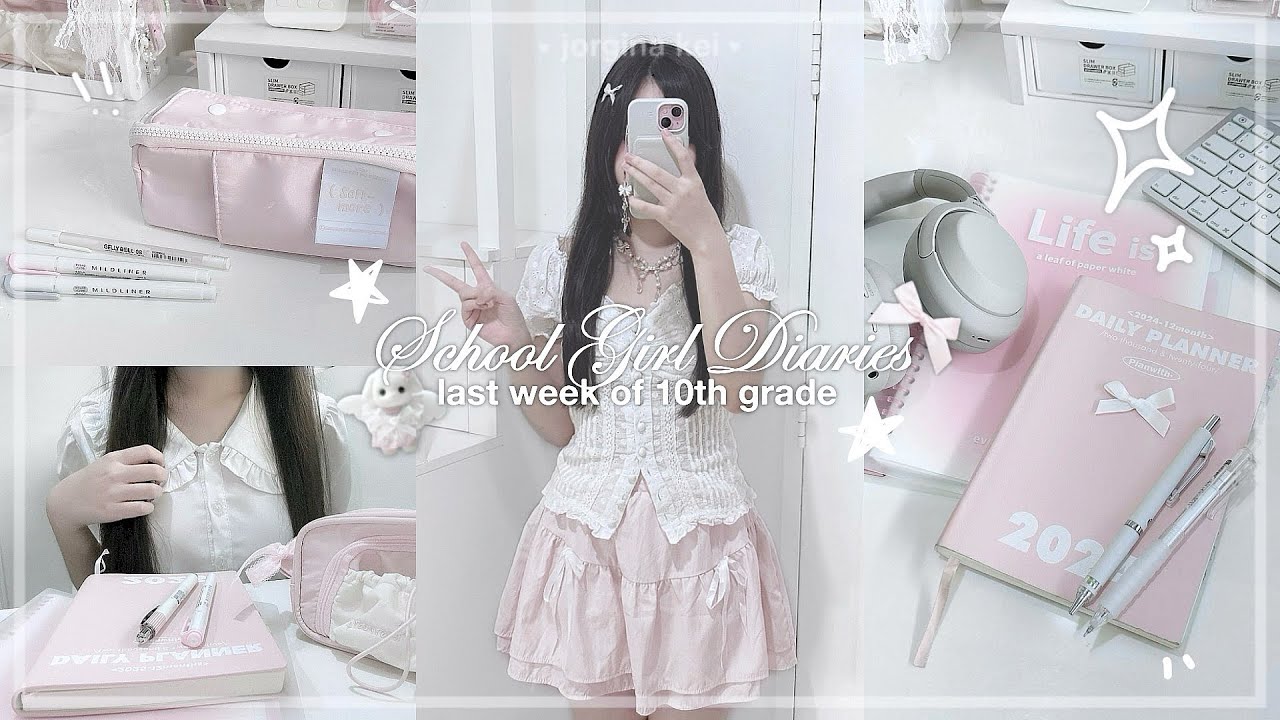 SCHOOL-GIRL diary 🗒️🎐| finals week, sentimental moments w/ friends, studying, outing | jorginakei