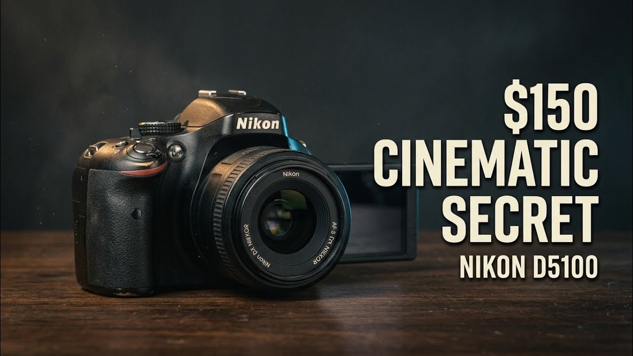 Nikon D5100: Недорогая цифровая зеркальная камера, которая и в 2026 году будет выглядеть как кино!