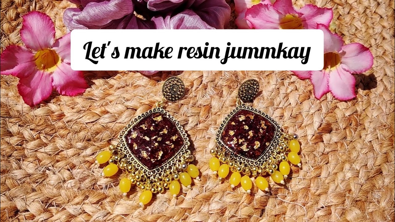 Resin Jhummkay tutorial for beginners|Resinart tutorial|resinart|Beginner-Friendly Tutorial|newvideo