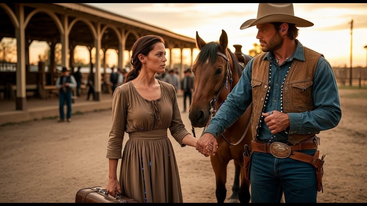 The Town Laughed at the Unchosen Bride — Until a Cowboy Held Her Hand Before Them All