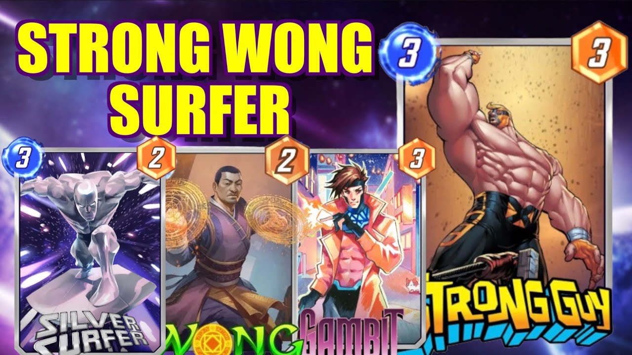 MOST FUN SURFER DECK?| Strong Wong Surfer| Marvel Snap