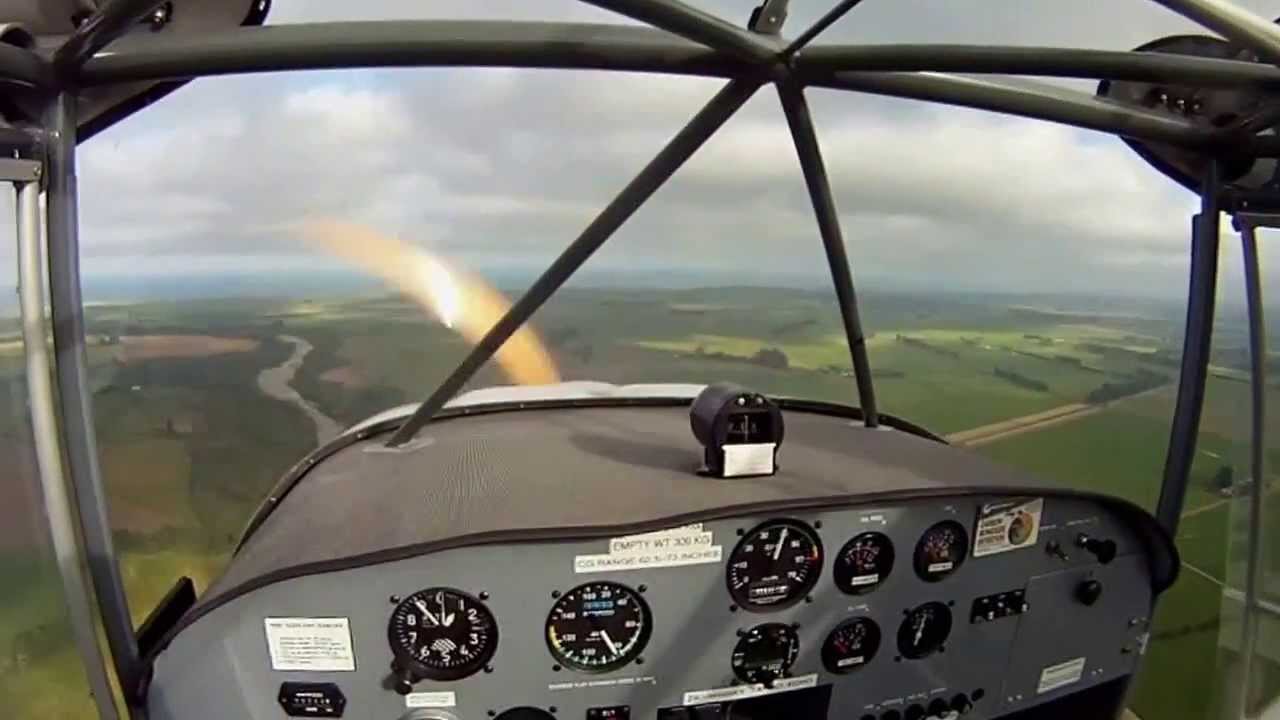 Rans S6 Door opens in flight.