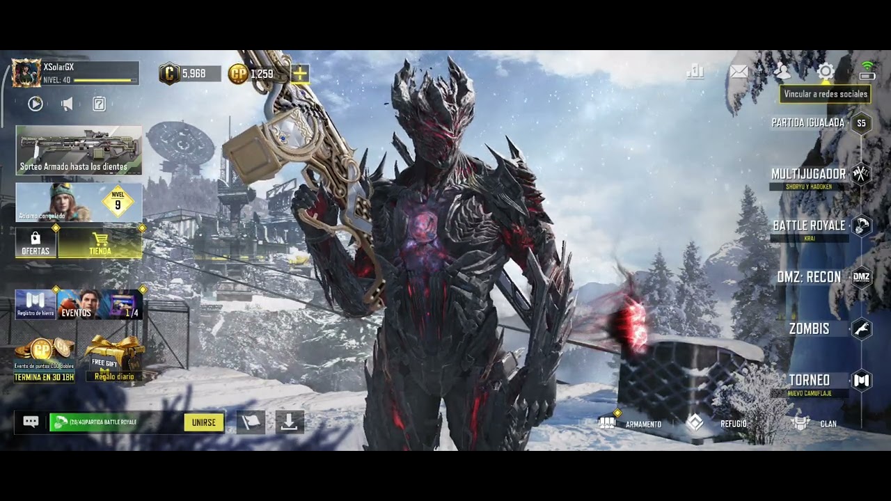 Lazarus Mítico - COD Mobile 