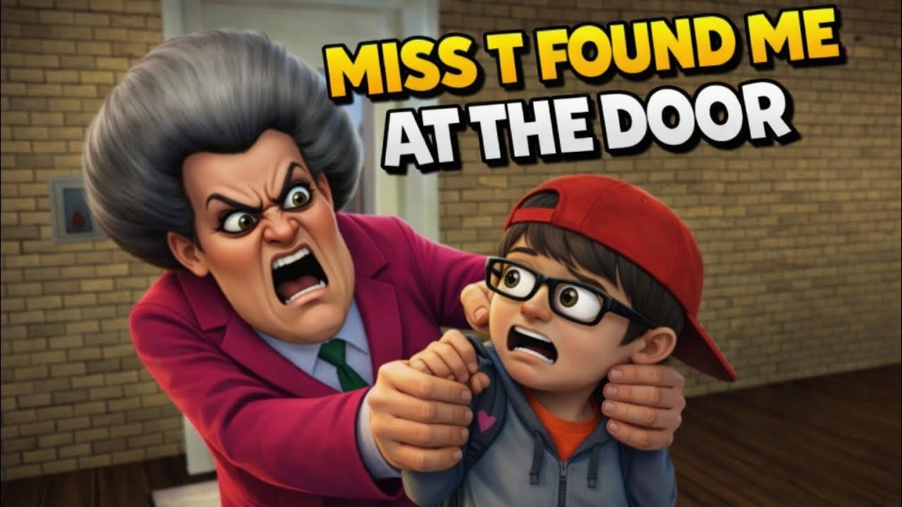 Miss T Found At The Door | Scary Teacher 3D Gameplay 