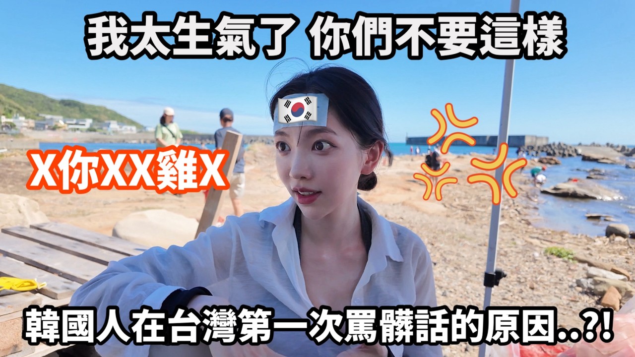 尹到怡｜🇹🇼韓國人在台灣兇到罵髒話..?🤬一定要看！你們太過分了..不要這樣子..｜대만에서 욕나오게 화났던 날..! |