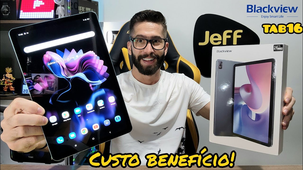SÓ 910 Reais! BLACKVIEW TAB 16 14GB/256GB: O TABLET do momento! (Unboxing/Análise Completa)