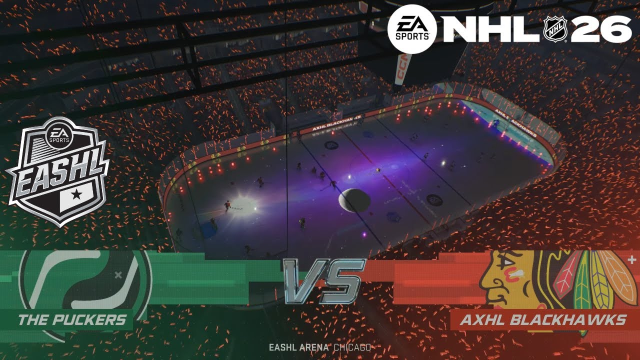The Puckers vs. AXHL Blackhawks - NHL 26 6v6 EASHL Season Play (S3) 2-14-26 (4K)