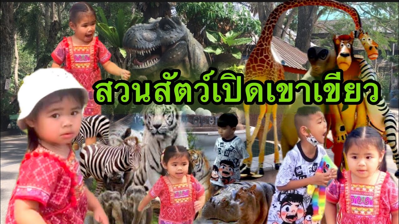 พาเที่ยวชมสวนสัตว์เปิดเขาเขียว ล่าสุด  Khao Kheow Open Zoo @AcareArisa