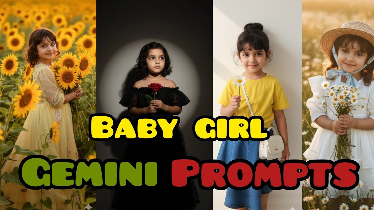 Baby girl Gemini prompt 🚨 ai how to create gamini ai photo editing 