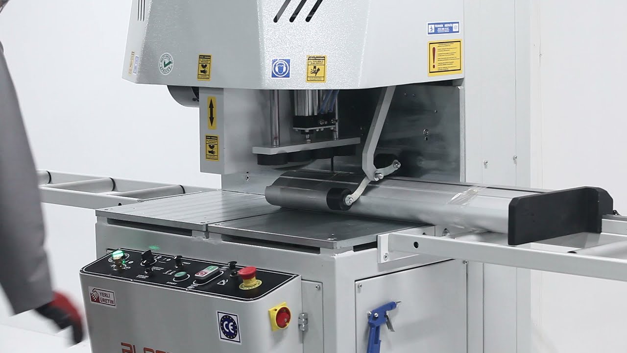 SÇ 450 ALUMINYUM PVC PANJUR, KUTU, LAMEL KESİM MAKİNASI (35+35MM)
