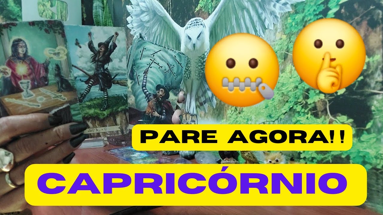 CAPRICÓRNIO 🤐PARE AGORA COM ISSO, FAÇA COMO DAVI!#tarot  #capricórnio  #julho
