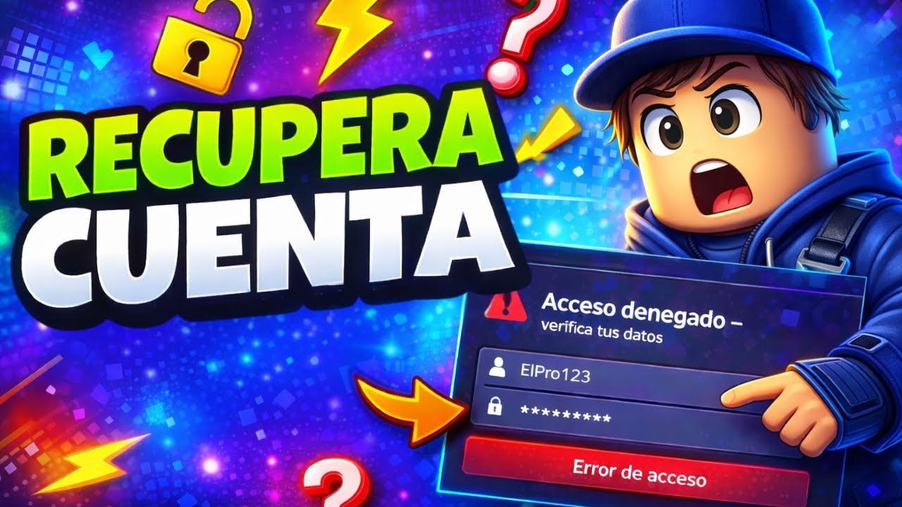 Cómo Recuperar Cuenta de ROBLOX 2026 | Método Actualizado Paso a Paso