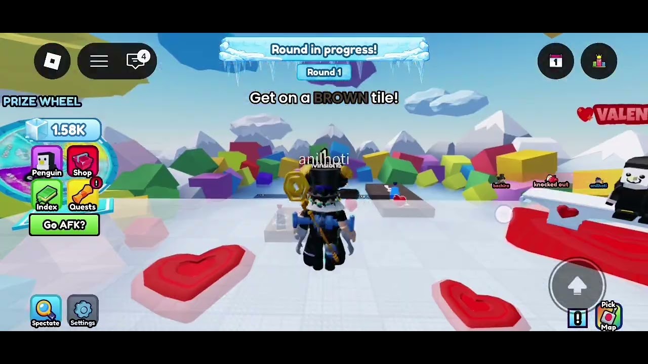 Playing this famous game called knockout