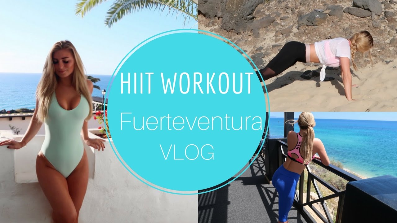 HIIT Workout für zuhause I Fett verbrennen I Fuerteventura Vlog I Dyedblondpony