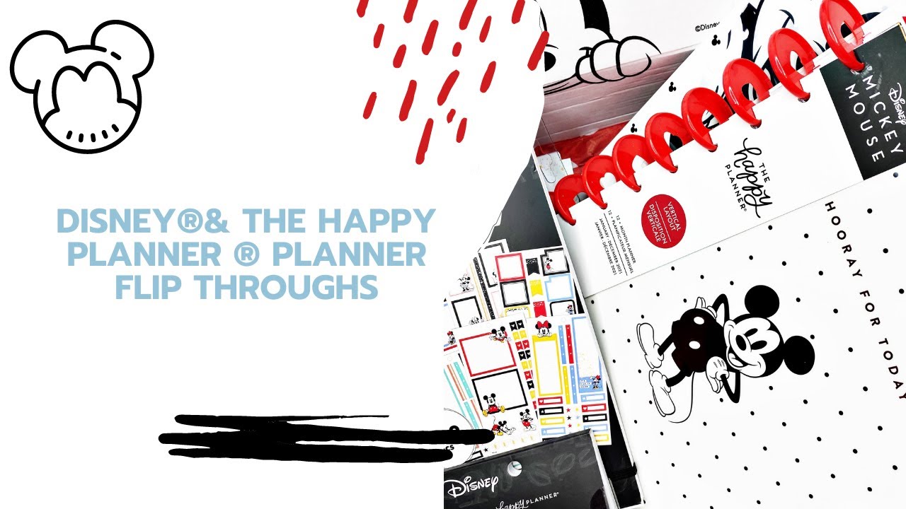 DISNEY&reg;️& THE HAPPY PLANNER &reg;️ JOURNAL & PLANNER FLIP THROUGHS