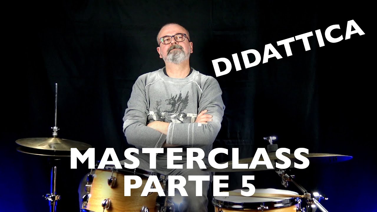 Masterclass di batteria jazz - parte 5 (la didattica)