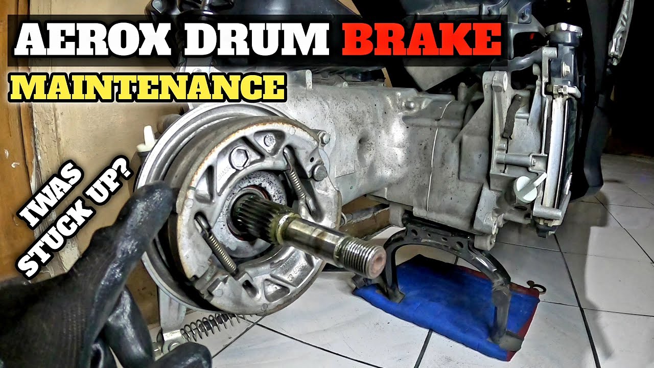 Yamaha Aerox 155 Drum Brake Maintenance
