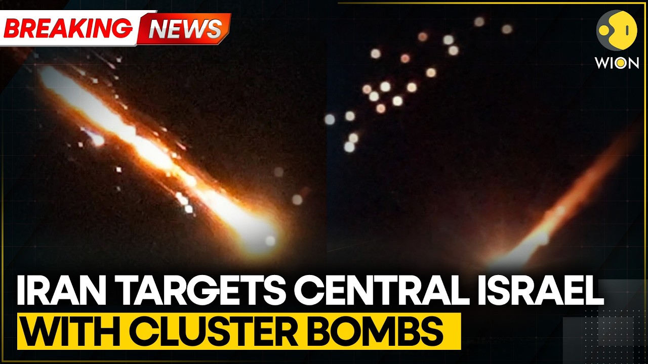 Breaking: Iran Targets Central Israel With Cluster Bombs, IDF Says No Injuries Reported | WION