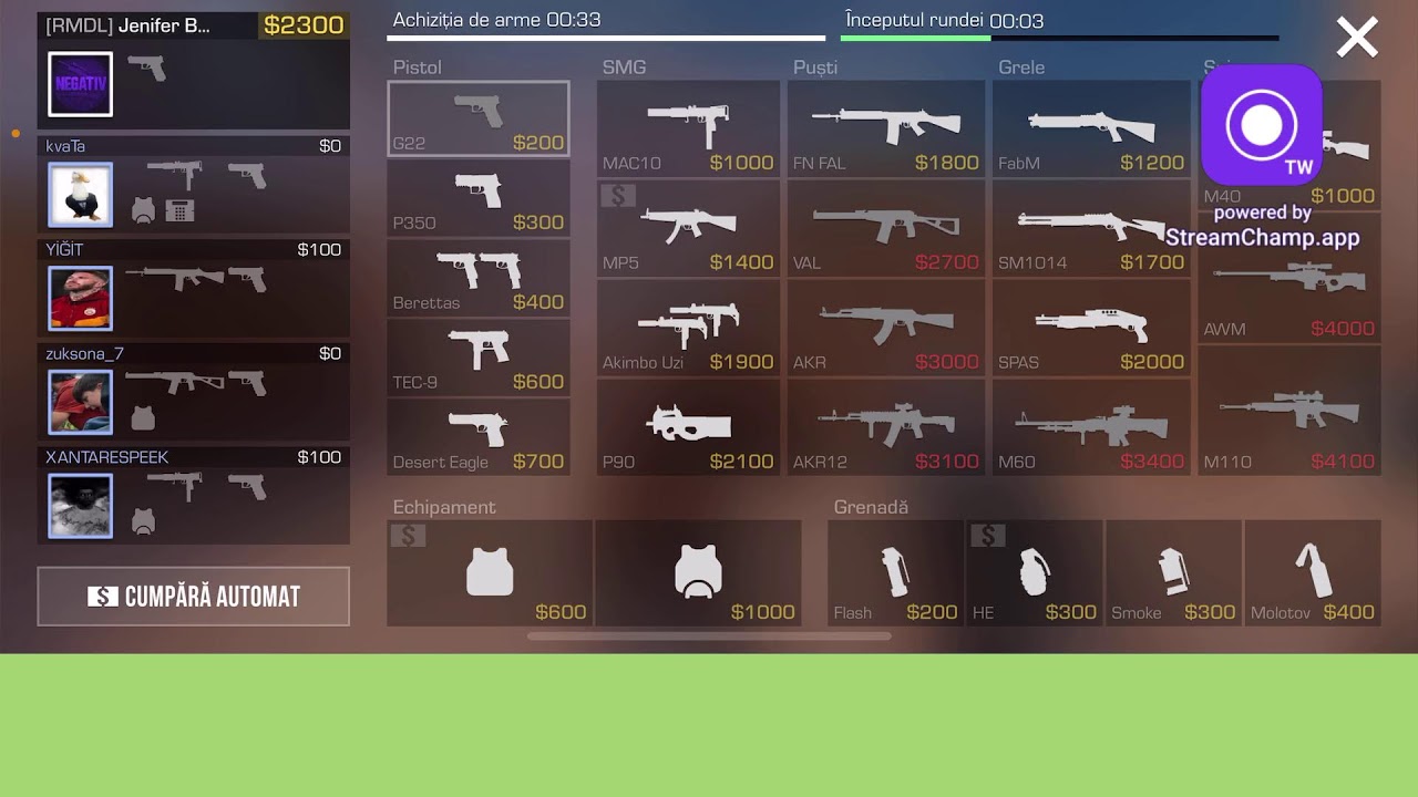 Broadcast powered by StreamChamp