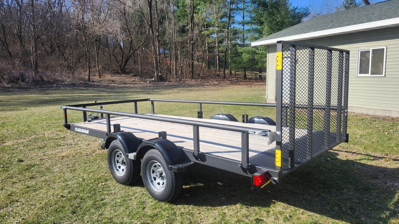 Karavan 6.8x15 Utility Trailer / First Impression Review