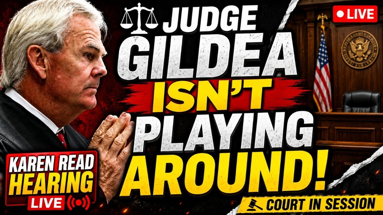 ⚖️ Judge Gildea Isn't Playing Around | Karen Read Hearing LIVE 🚨