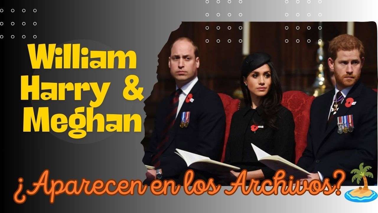 WILLIAM, HARRY Y MEGHAN QUE HAN HECHO Y CUANTAS VECES APARECEN EN LOS ARCHIVOS