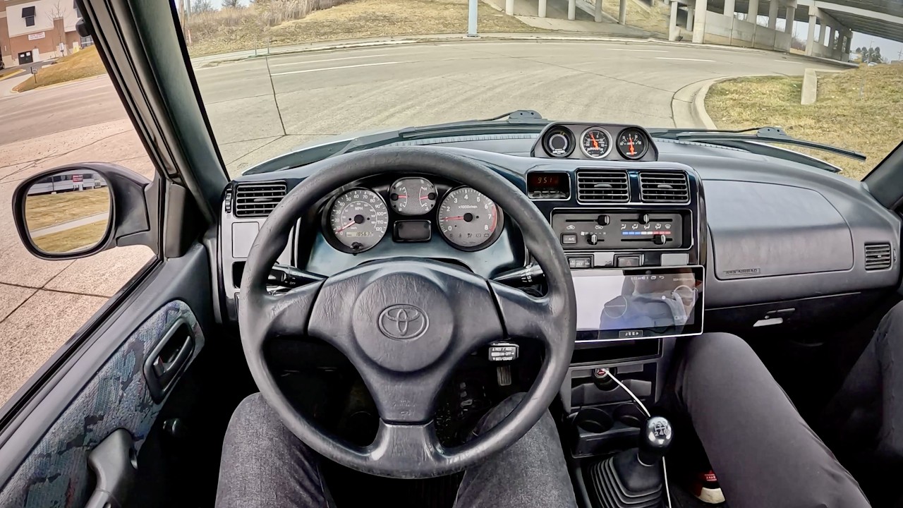 1998 Toyota RAV4 Convertible (3S-GTE AWD Swap) - POV Driving Impressions