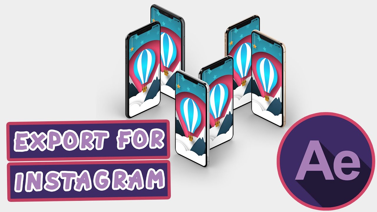 Export for Instagram in After Effects
