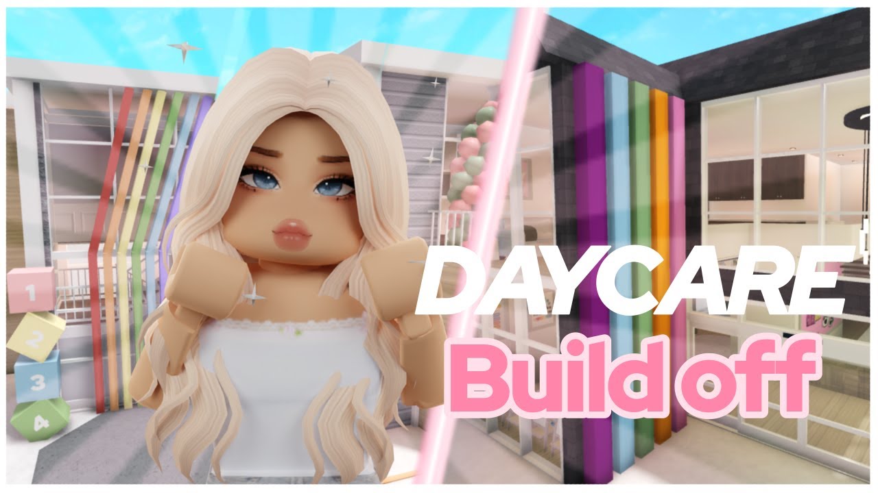50K DAYCARE BUILD OFF in BLOXBURG
