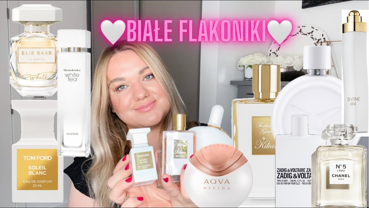 🤍🤍BIAŁE Perfumy🤍🤍kolory flakon&oacute;w🤍 Tom Ford Kilian Chanel Bvlgari Elie Saab|2021