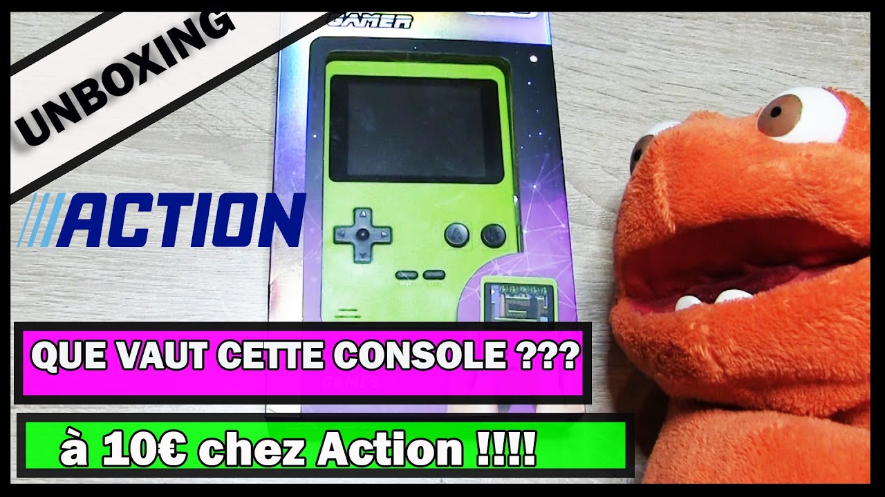 QUE VAUT CETTE CONSOLE DE JEU DE CHEZ ACTION A 10 EUROS ????? 2023