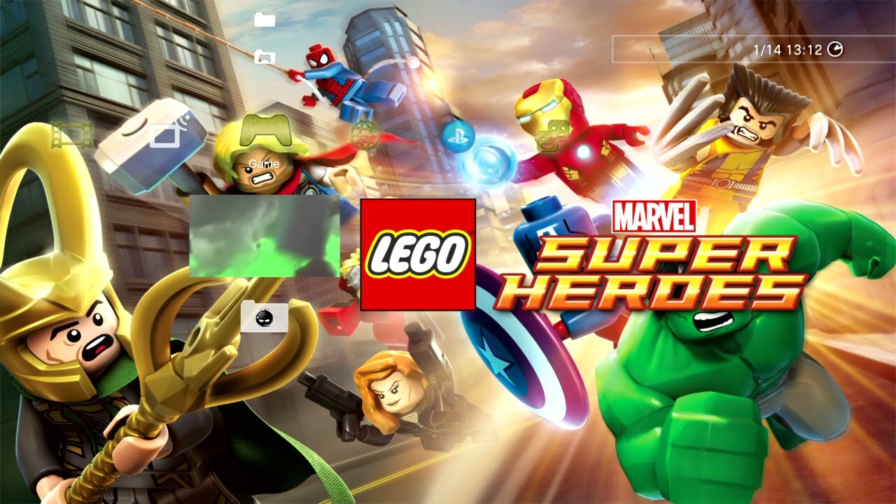 Lego Marvel Super Heroes (PS3) - XMB Menu Theme Music - High Quality