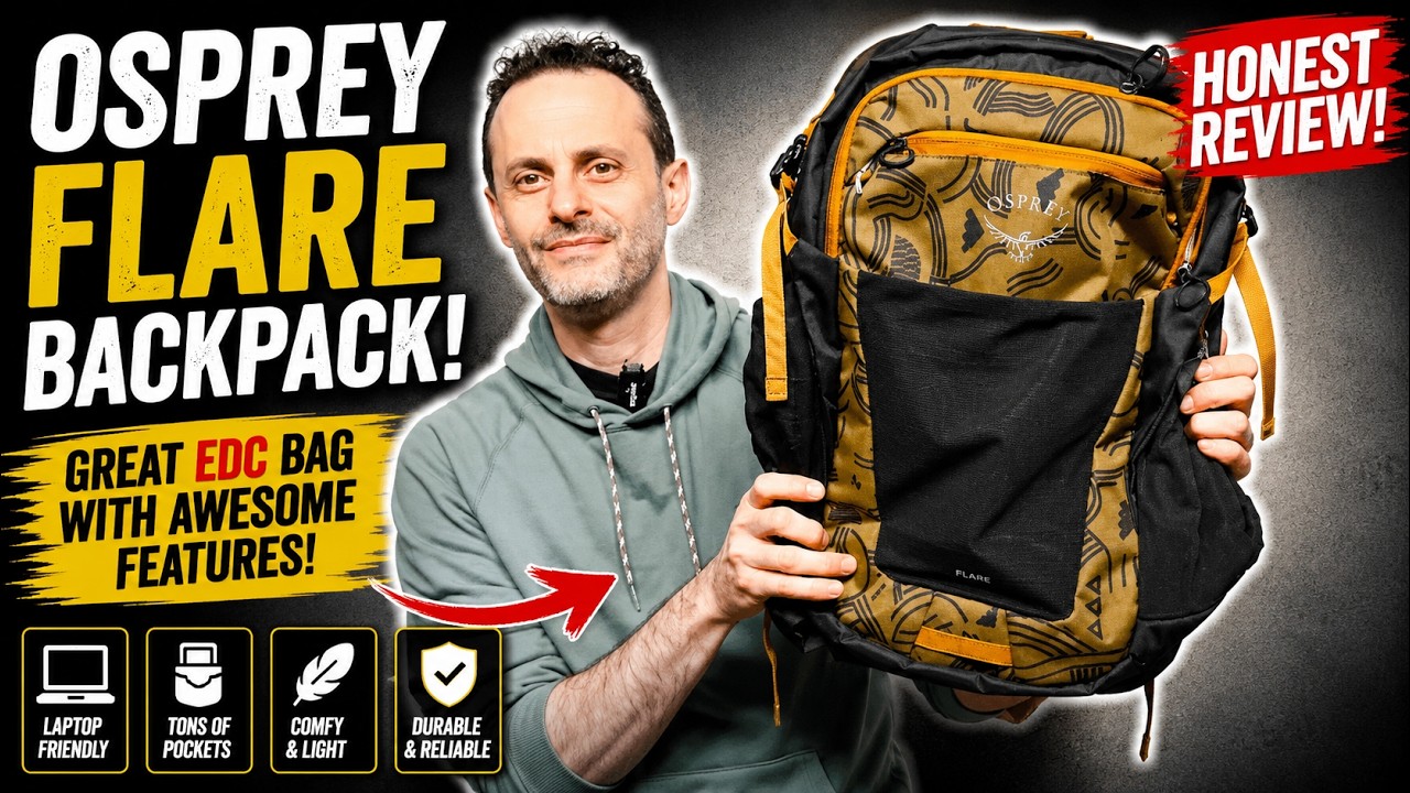 Osprey Flare Laptop Backpack Great Comfy Everyday Carry!