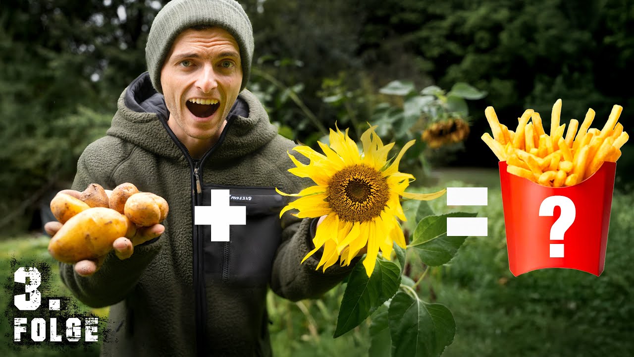 Können wir FAST FOOD aus der NATUR machen? | Tag 3/100 autark