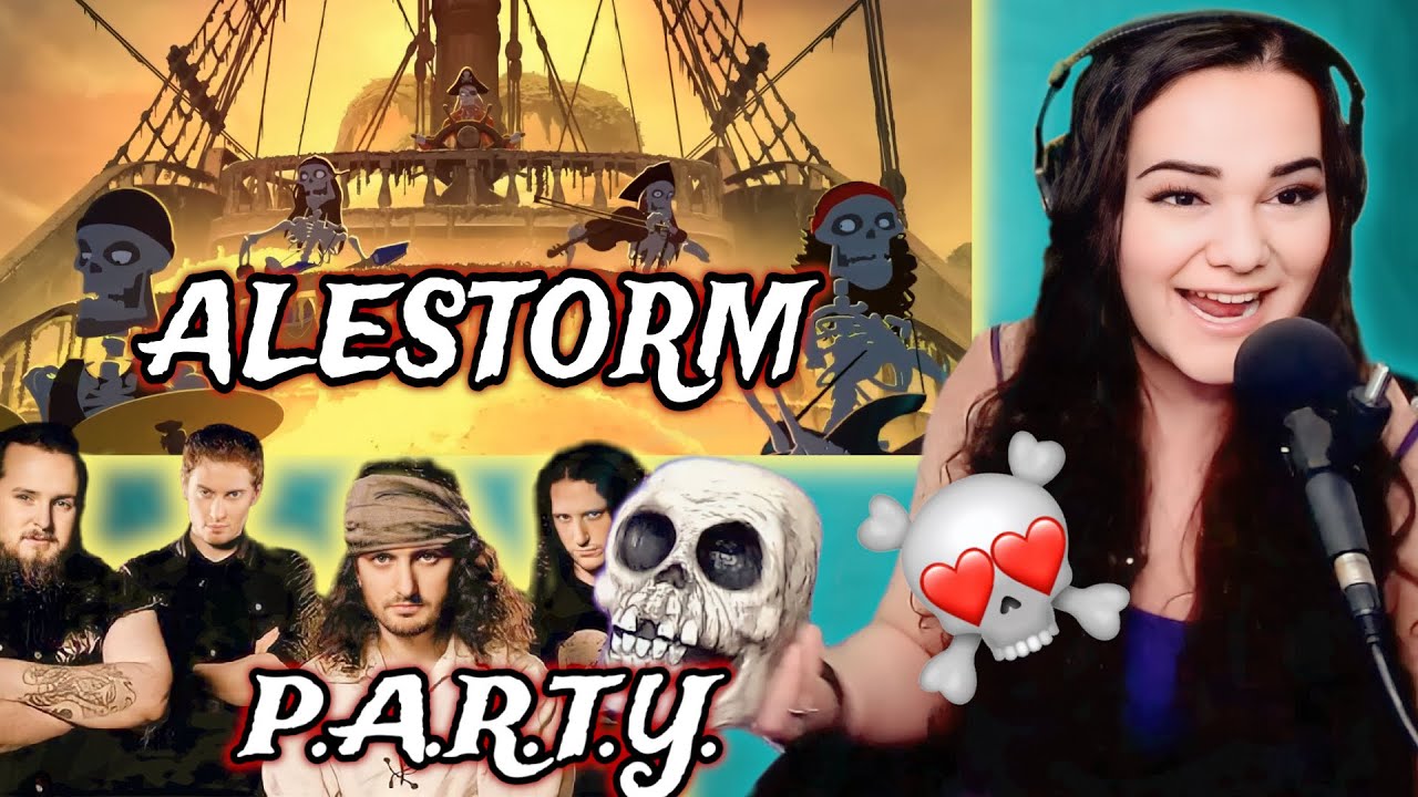 🏴‍☠️ Оперная певица отреагировала на ALESTORM - P.A.R.T.Y. (официальное видео) | Napalm Records 🎃