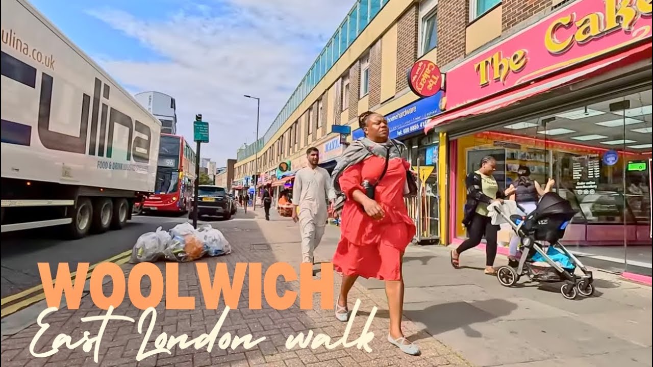 Discover Woolwich: Walking Tour of London’s Historic Riverside in Stunning 4K HDR