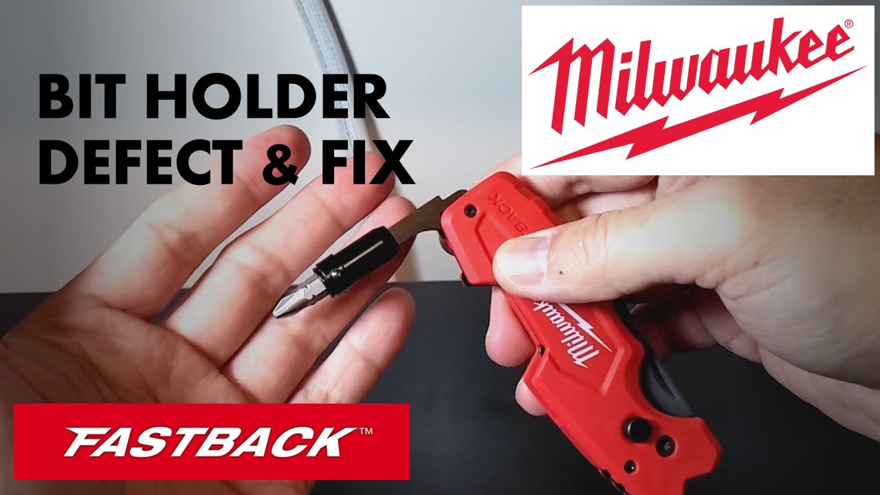Milwaukee Tools - Fastback 6 In 1 - Bit Holder Defect & Fix