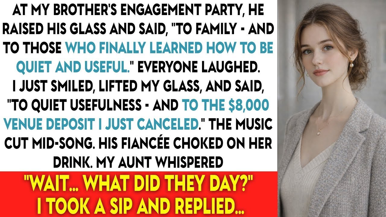 At My Brother’s Engagement Party, He Raised His Glass And Said, “To Family — And To Those Who...