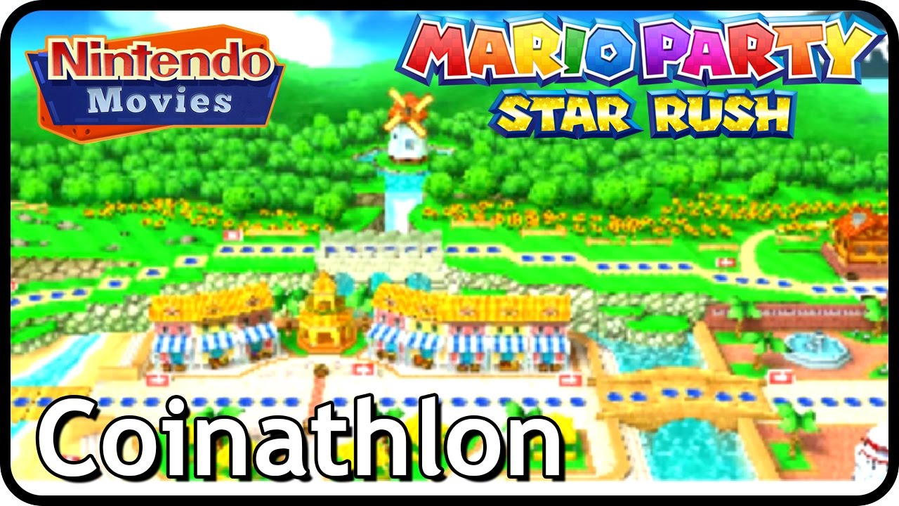 Mario Party Star Rush - Coinathlon - 5 Laps (Multiplayer)