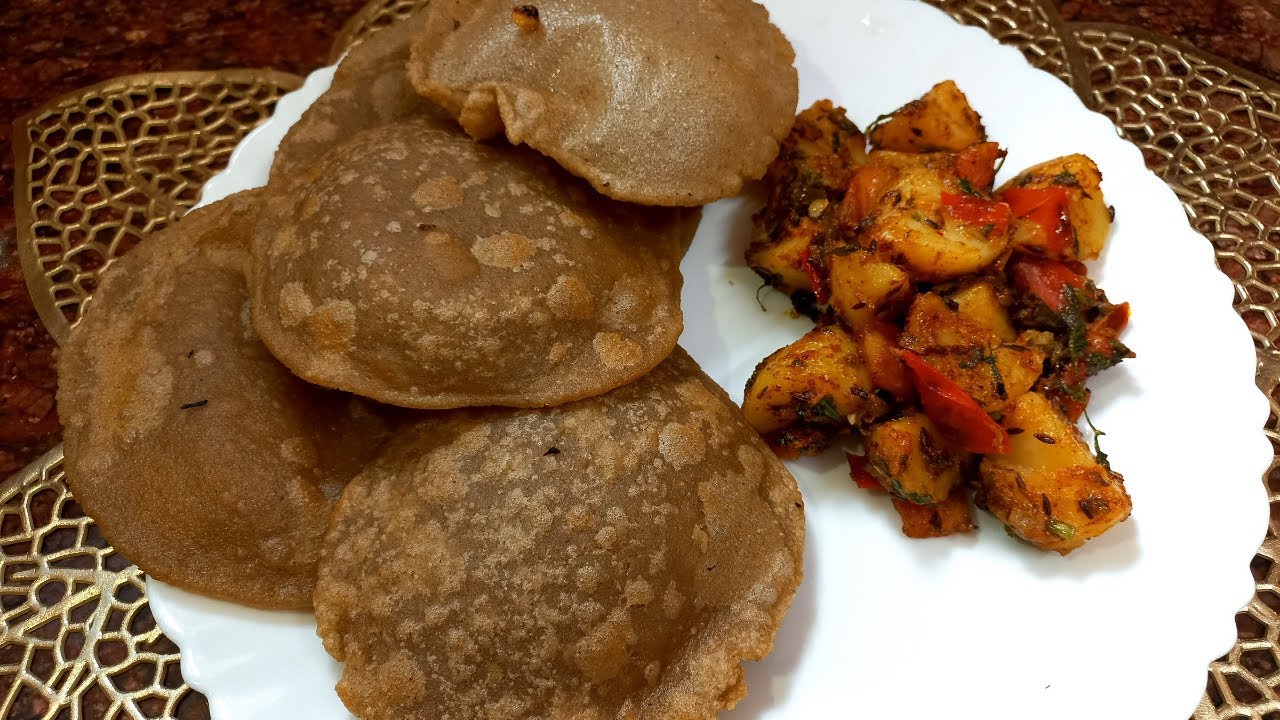 Kuttu ke aate ki poori|vrat special poori recipe|buckwheat poori