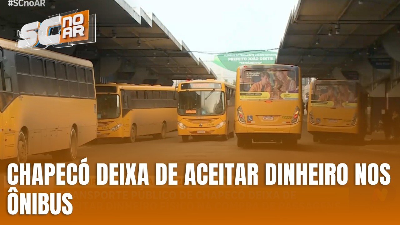 Chapecó deixa de aceitar dinheiro no transporte público