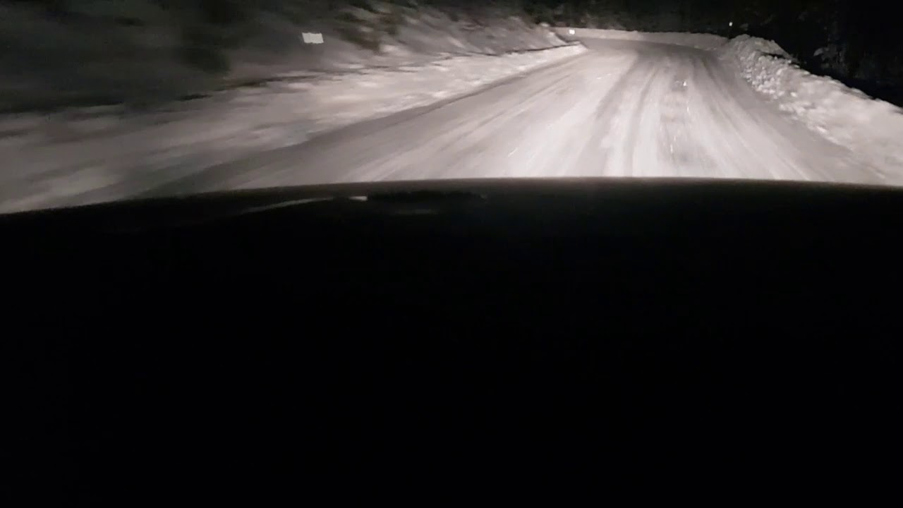 Audi A6 2.7 biturbo snow fun quattro (first run in mountain road)