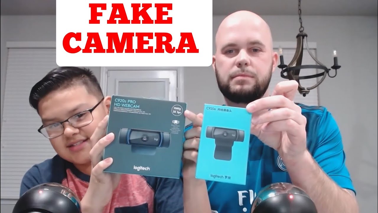 Amazon Logitech webcam replica and new equipment unboxing