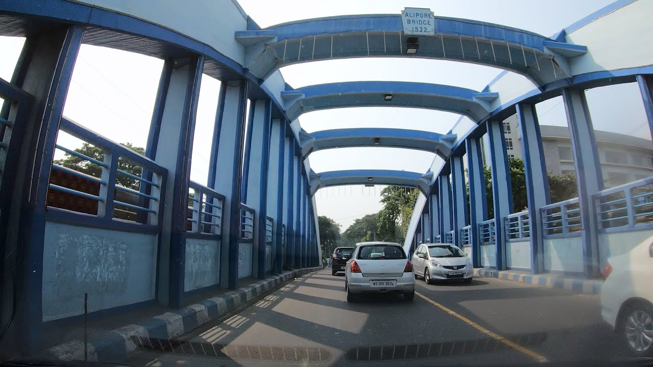 D.L. Khan Road (Bhowanipore) & Belvedere Road (Alipore) - South West Bound Lane - Kolkata