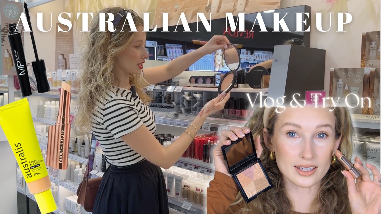 Exploring Australian Makeup - Shopping Vlog & Product Try-On | LETICIA BISHOP