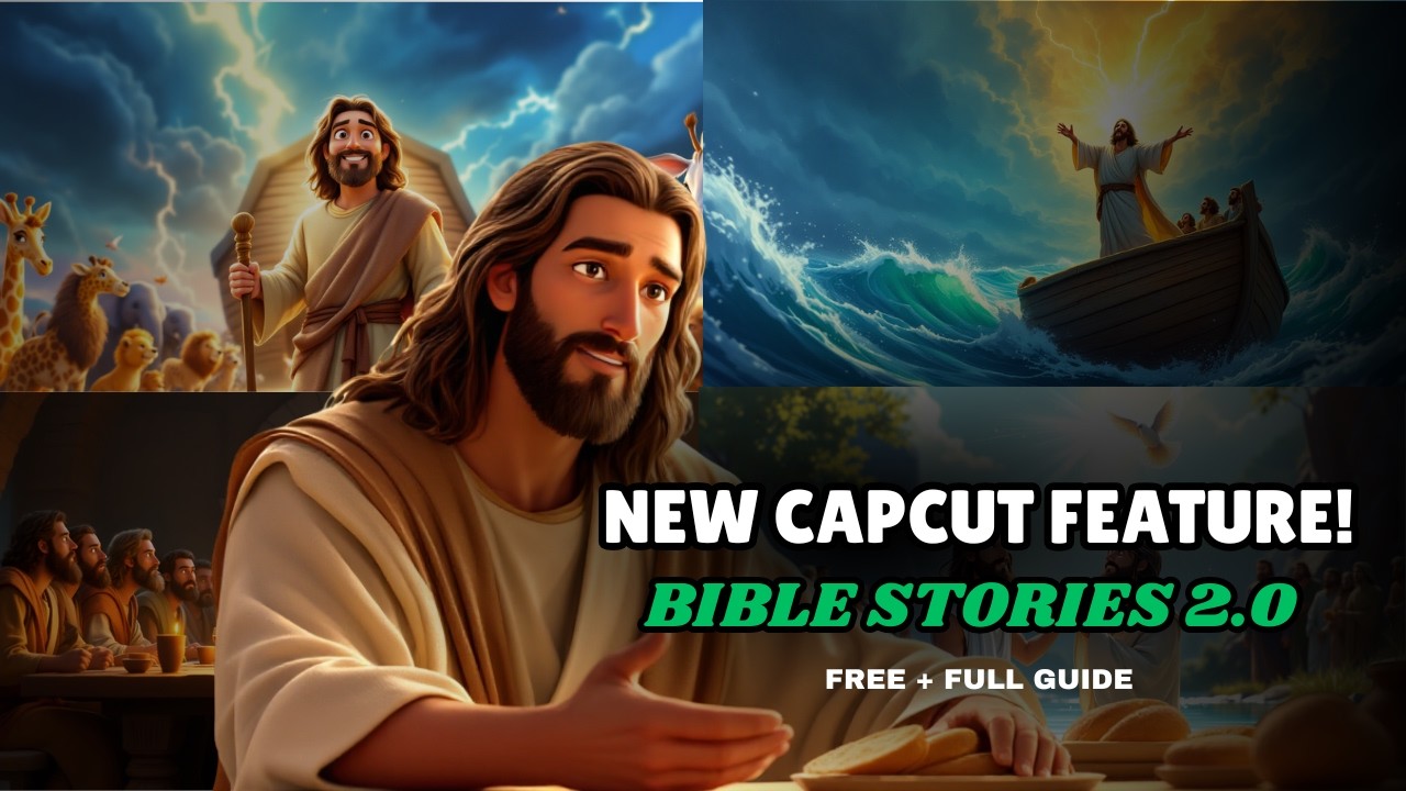 CapCut AI + ChatGPT-5 = FREE Bible Story Channel That Pays You Monthly!