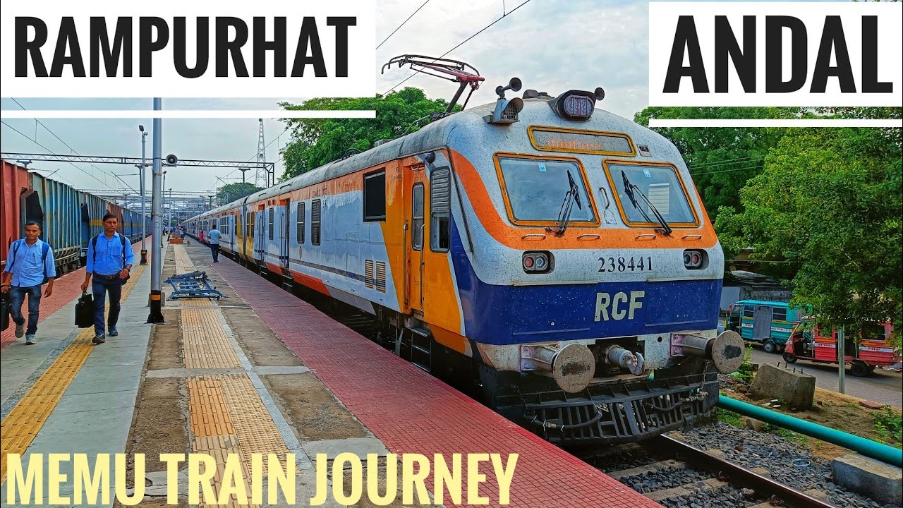 রামপুরহাট অন্ডাল মেমু ট্রেন ভ্লগ || Rampurhat Andal MEMU train journey Vlog